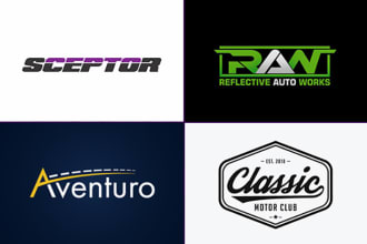 design automotive car racing team logo