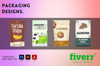 create professional product label design