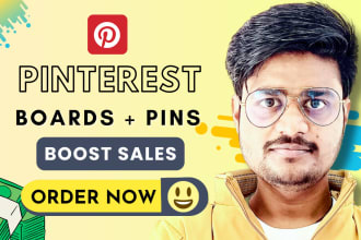 optimize pinterest account, and do pins and boards to boost traffic