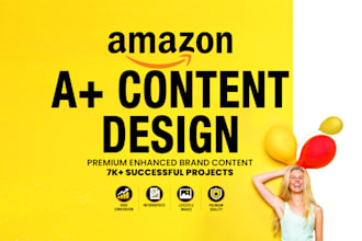 design enhanced amazon brand content, a plus content for amazon ebc
