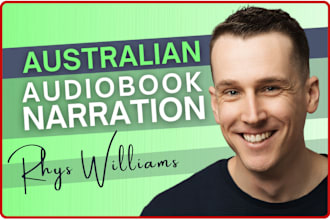 narrate and produce your australian english audiobook