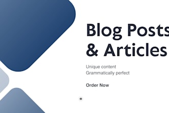 do blog posts, SEO article writing, and content writing