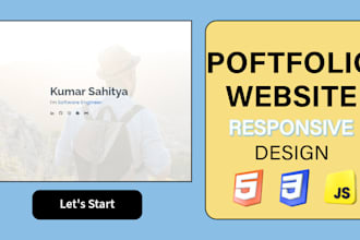 build a responsive portfolio or resume website with free github hosting