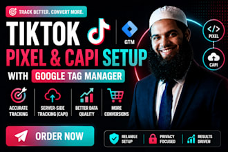 setup tiktok pixel and capi with google tag manager