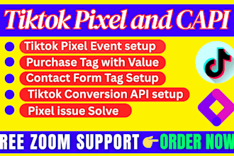 setup tiktok pixel and capi with google tag manager