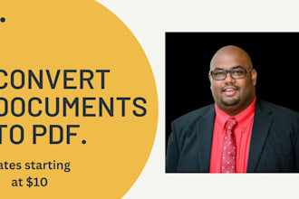 convert your documents to pdf