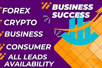 provide hot forex and crypto leads for any country