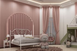 design and model interior and exterior on sketchup skp with architectural render