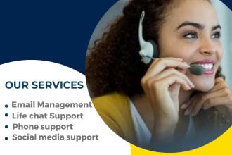 be customer service representative, virtual receptionist