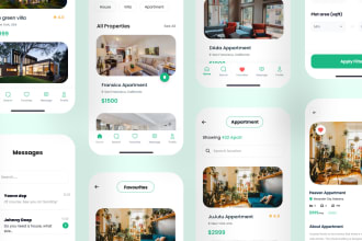 develop real estate app, property management app,  property leasing, rental app