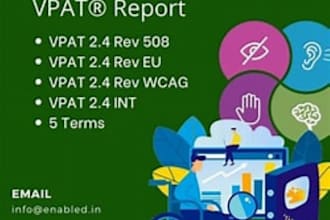 create wcag vpat report