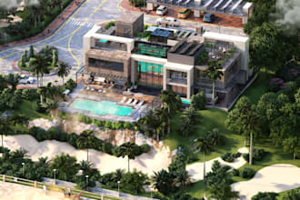 sketchup 3d model and render in lumion