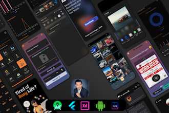 be your flutter developer for android and IOS
