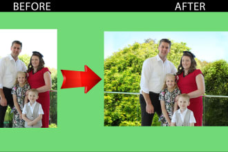 extend the background, add objects to the photo
