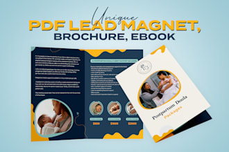 design a digital brochure, booklet, and offering memorandum