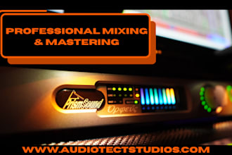 analog master your rap, edm, indie song to record label standards