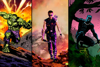 draw a custom cover for your book, comic, novel, manga and videogame