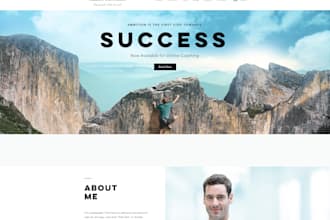design wix landing page for your business