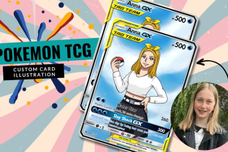 create custom pokemon cards for you