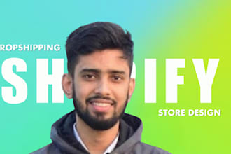 design shopify store and dropshipping store
