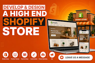 build and edit shopify dropshipping store or shopify website