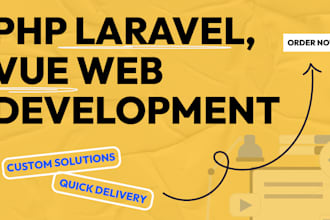 fix or develop php laravel mysql website