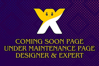 create a modern coming soon page or under construction page by wix editor