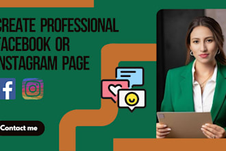 create and set up facebook and instagram professional page