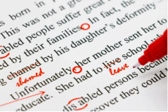 proofread anything and fix any mistakes