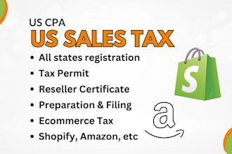 do sales tax preparation, sales tax filing, apply tax permit, resale certificate
