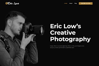 make photography, video, and drone website with online booking