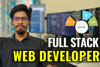 do custom mern stack website as mern stack developer or full stack web developer
