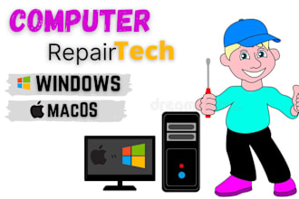 repair, fix, troubleshoot, mac, pc, computer, laptop remotely