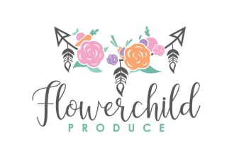 design top quality spectacular flower logo high end