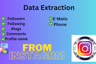 extract instagram leads, find emails, and research influencers