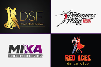 do outstanding music dance films logo design
