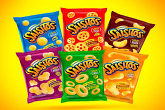 do food packeging,pouch, label,mylar and box, product design