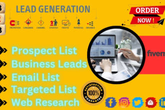 do targeted b2b lead generation and email list building for any industry