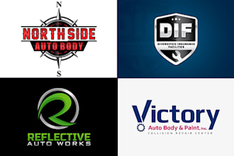 do automotive, car wash and repair logo within 16 hr