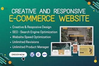 make e commerce website like amazon ebay with woocommerce