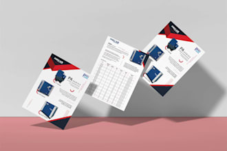 creating professional and visually appealing commercial flyer, bifold, trifold