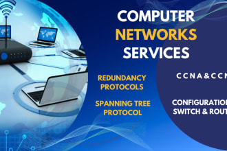 do cisco packet tracer,gns3 ccna, and computer networking related tasks