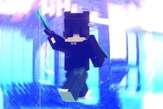 make a high quality minecraft thumbnail