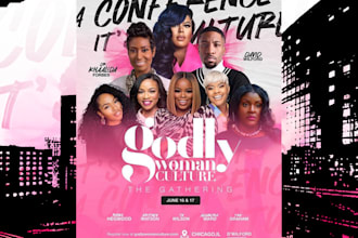 do eye catching church flyer design event posters
