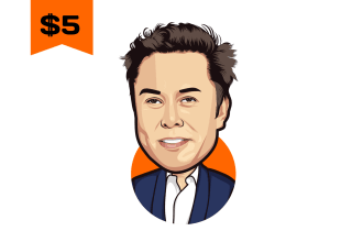 draw cartoon caricature big head headshot from photo you