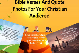 create bible verses and photo quotes for your blog posts