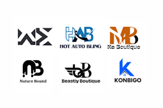 design modern logo for website, shopify ecommerce stores