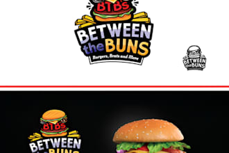 make modern food, drink and cafes logo design
