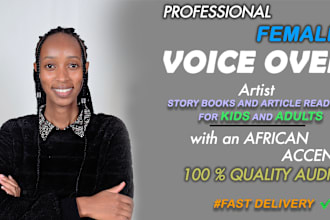 be your african voice female storyteller
