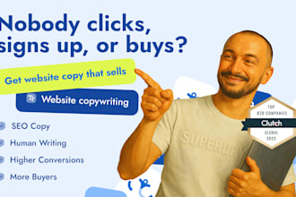 be your website copywriter, seo website content writer